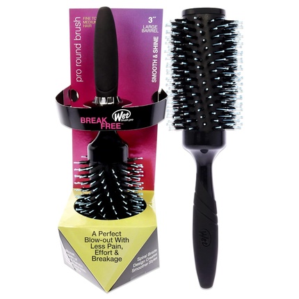 

Круглая щетка Pro Smooth and Shine для тонких и средних волос унисекс 3 дюйма Wet Brush