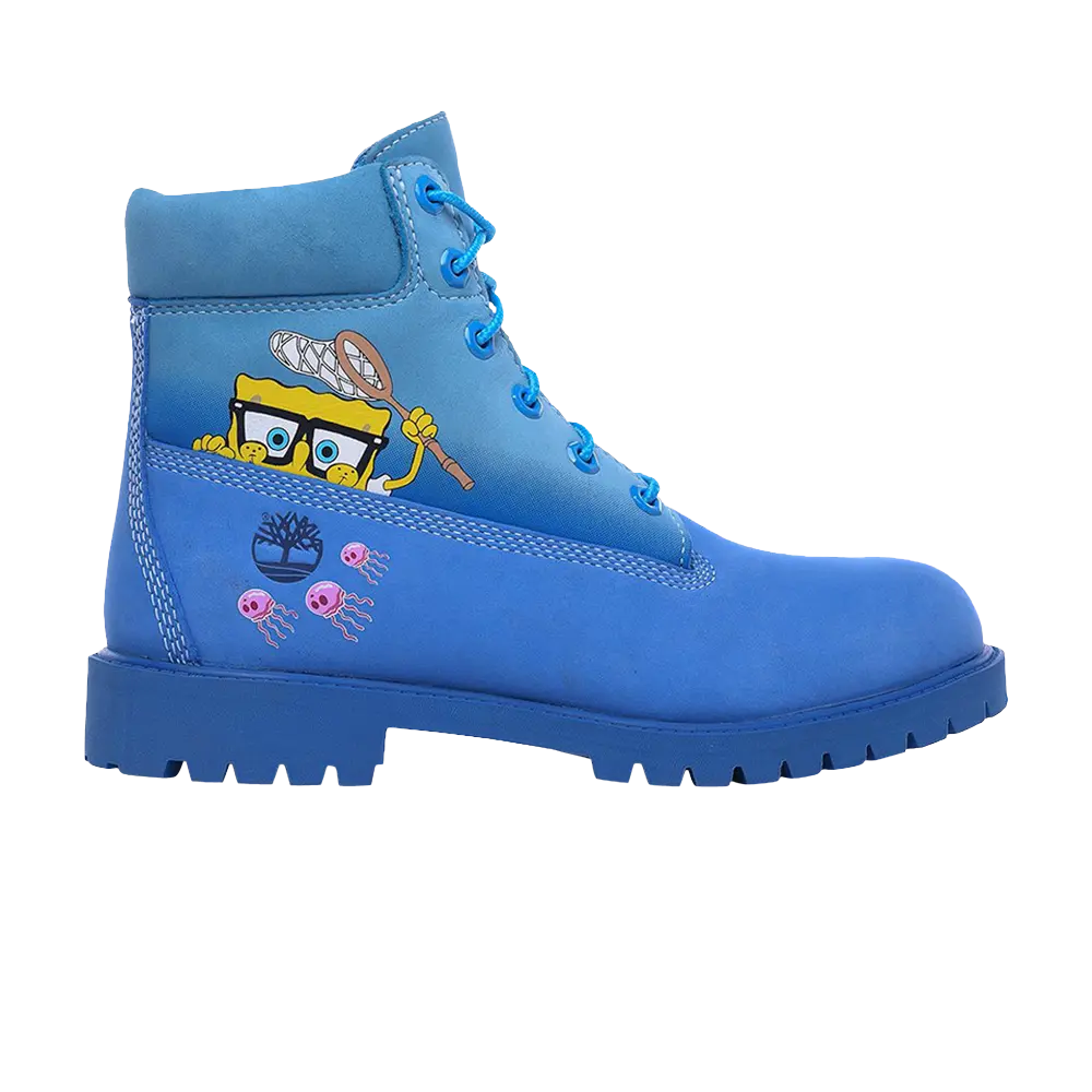Ботинки водонепроницаемые SpongeBob SquarePants x Timberland Premium 6 Inch Junior, синий