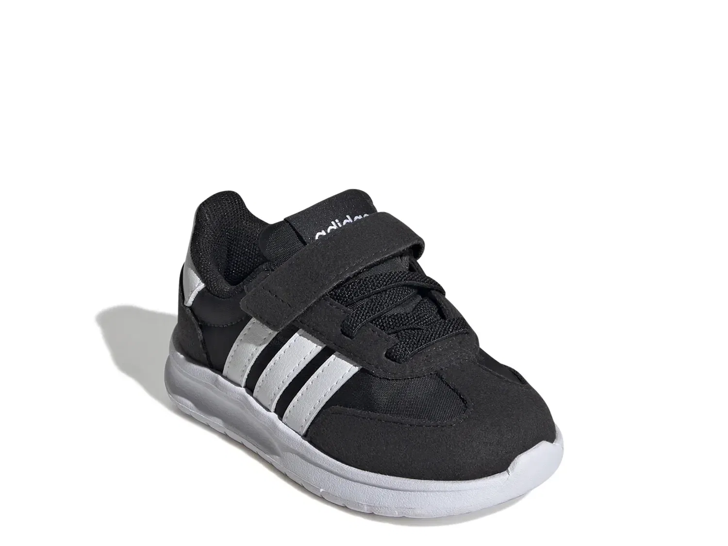 Кроссовки детские Run 70s 2.0, adidas, черно-белые