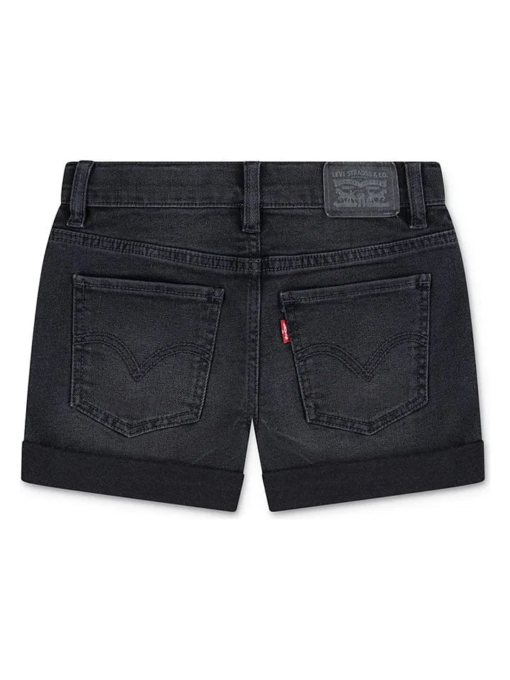 Шорты джинсовые Levi'S Kids, серый — фото 2