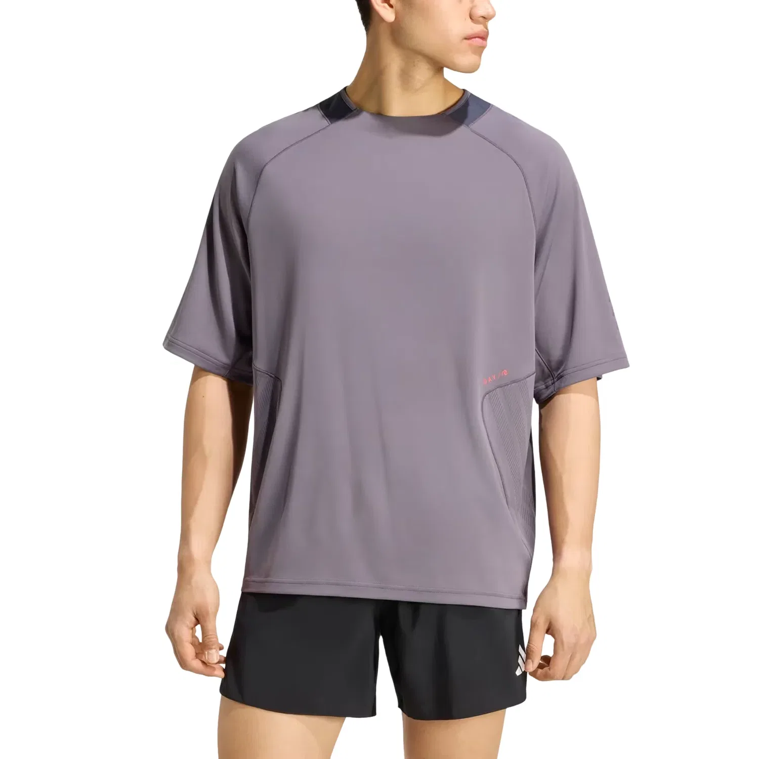Мужская футболка Adidas DAY//Ø T-Shirt Grey Strata, серый — фото 2