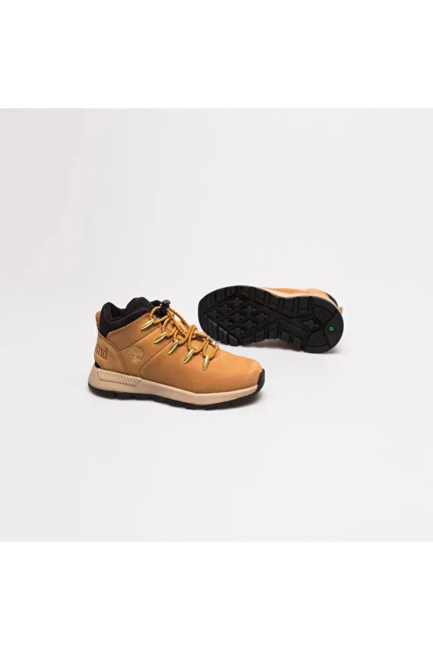 Детские ботинки для девочек на шнуровке Timberland, Brown — фото 2