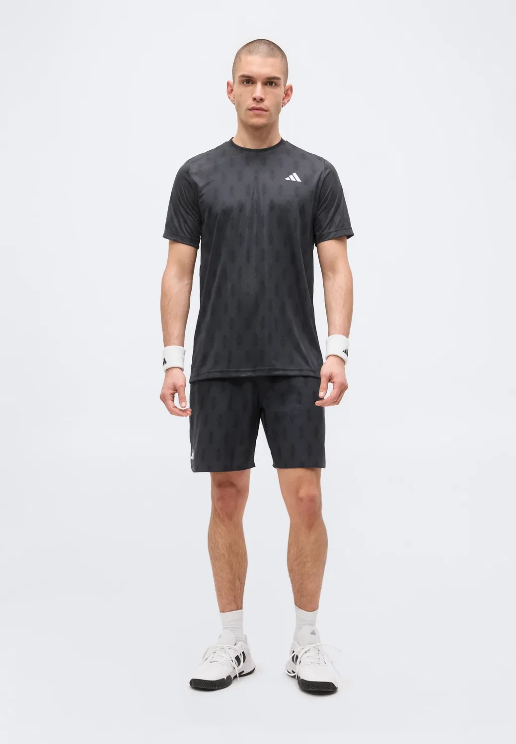 Клубные шорты - спортивные шорты Adidas Performance, Carbon/Black — фото 2