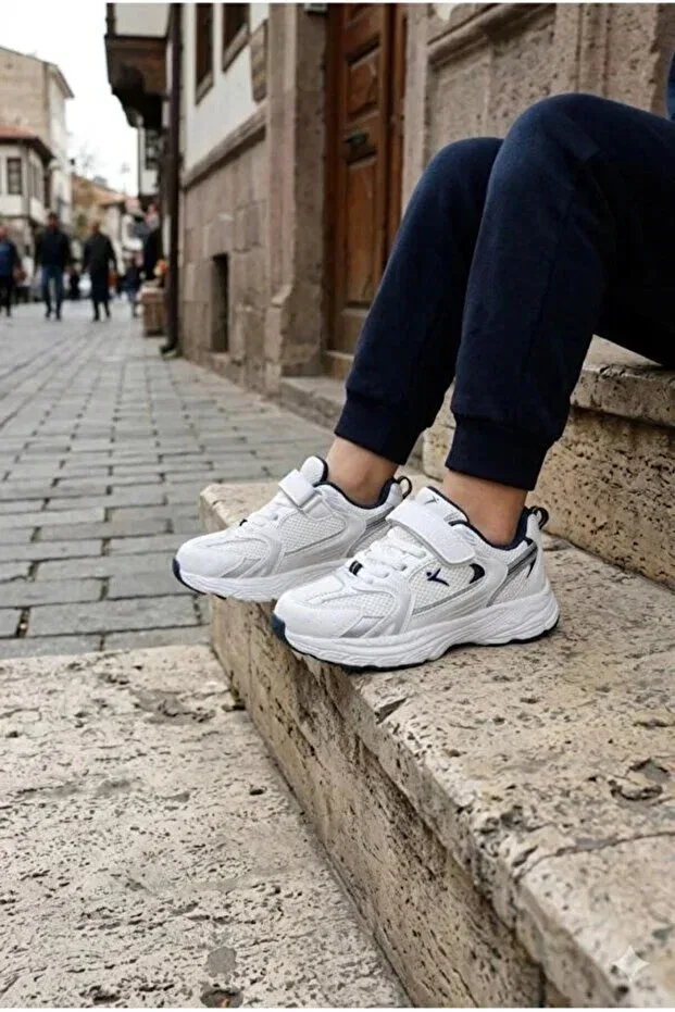 Детские ортопедические кроссовки для девочек Cool, White — фото 3