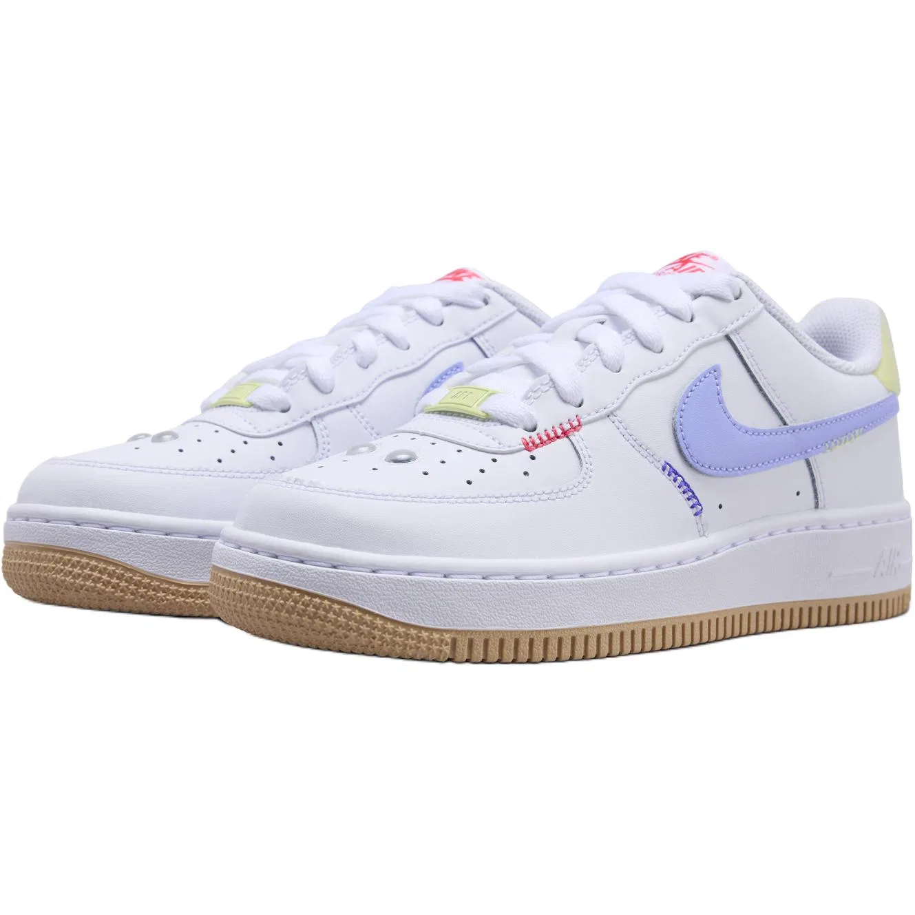 Детские кроссовки для скейтбординга Nike Air Force 1 Lv8, White — фото 3