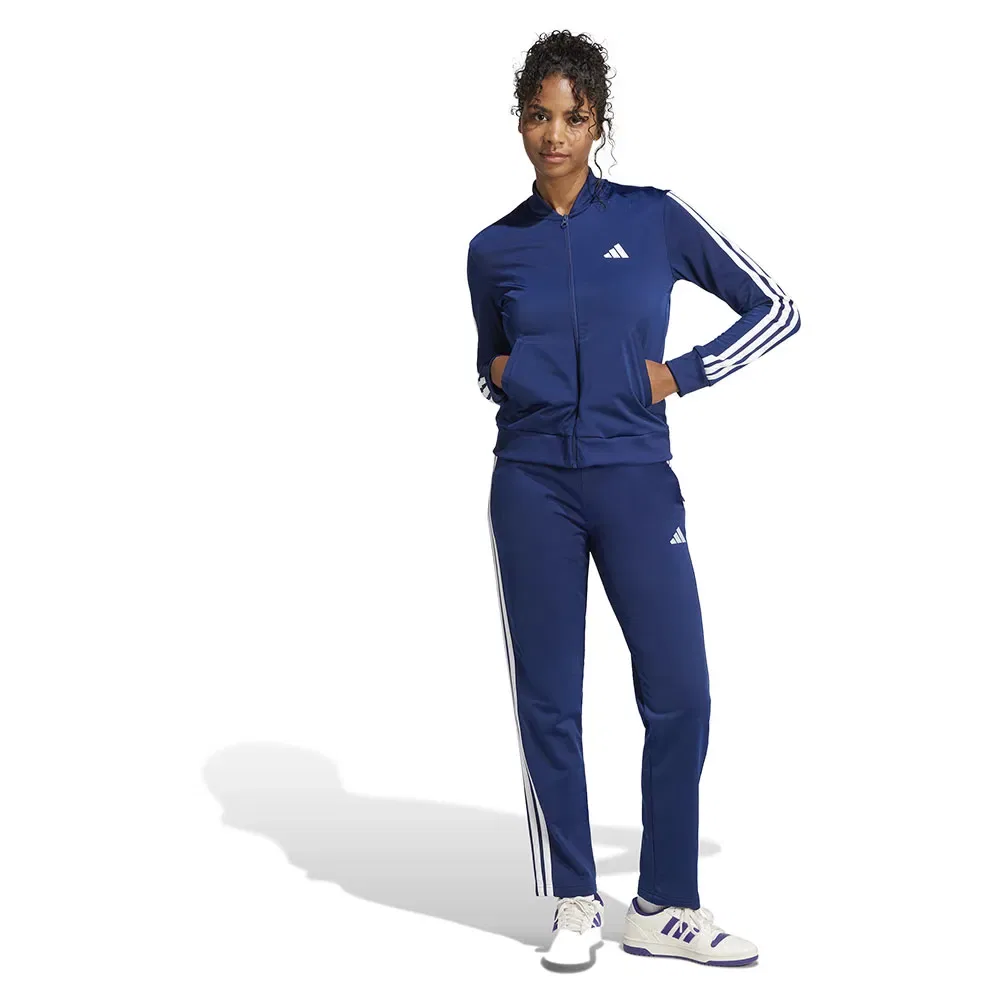 Женский спортивный костюм с лампасами Essentials 3 Stripes Adidas, Blue