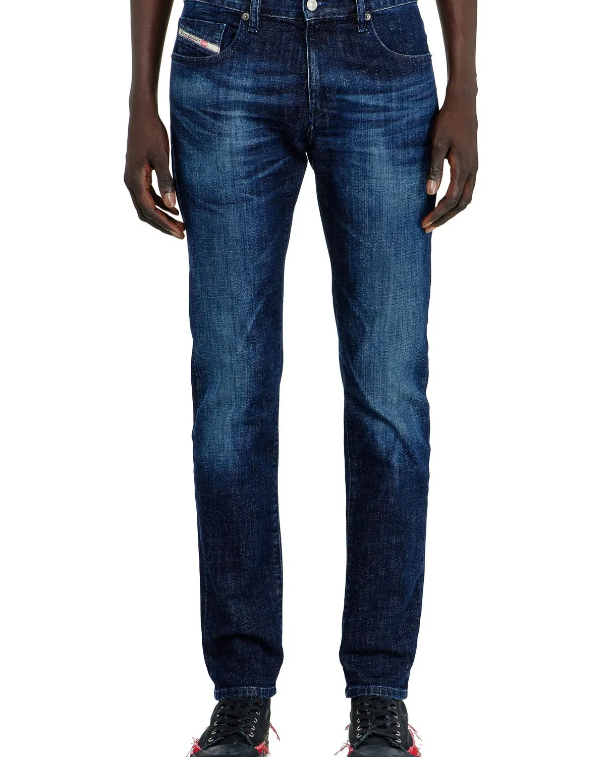 Мужские джинсы slim с заниженной талией Vaquero slim de hombre cintura media 2019 d-strukt Diesel, Azul Marino