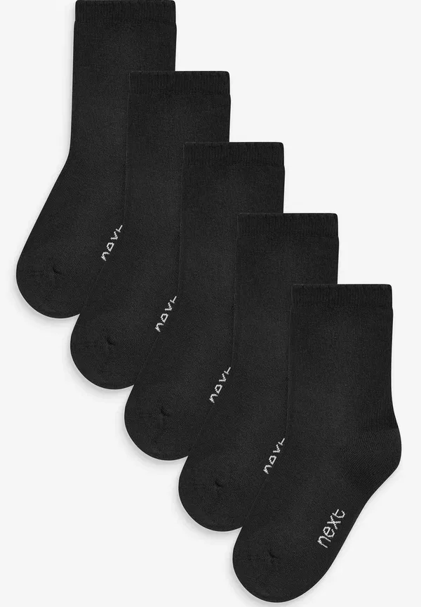 Носки набор 5 пар хлопковые 5 pack Next black, черный