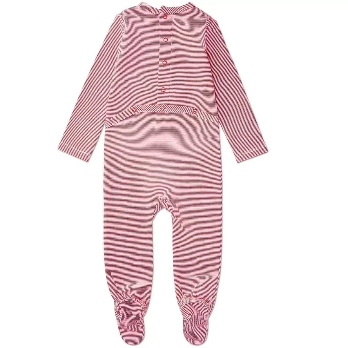 Детское боди-комбинезон с длинным рукавом MiniMoi NEWBORN, Red — фото 2