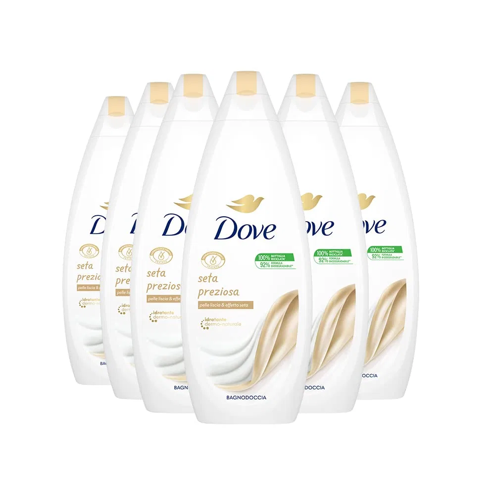 Гель для душа Dove Luxury Silk, 12x600 мл, Unscented