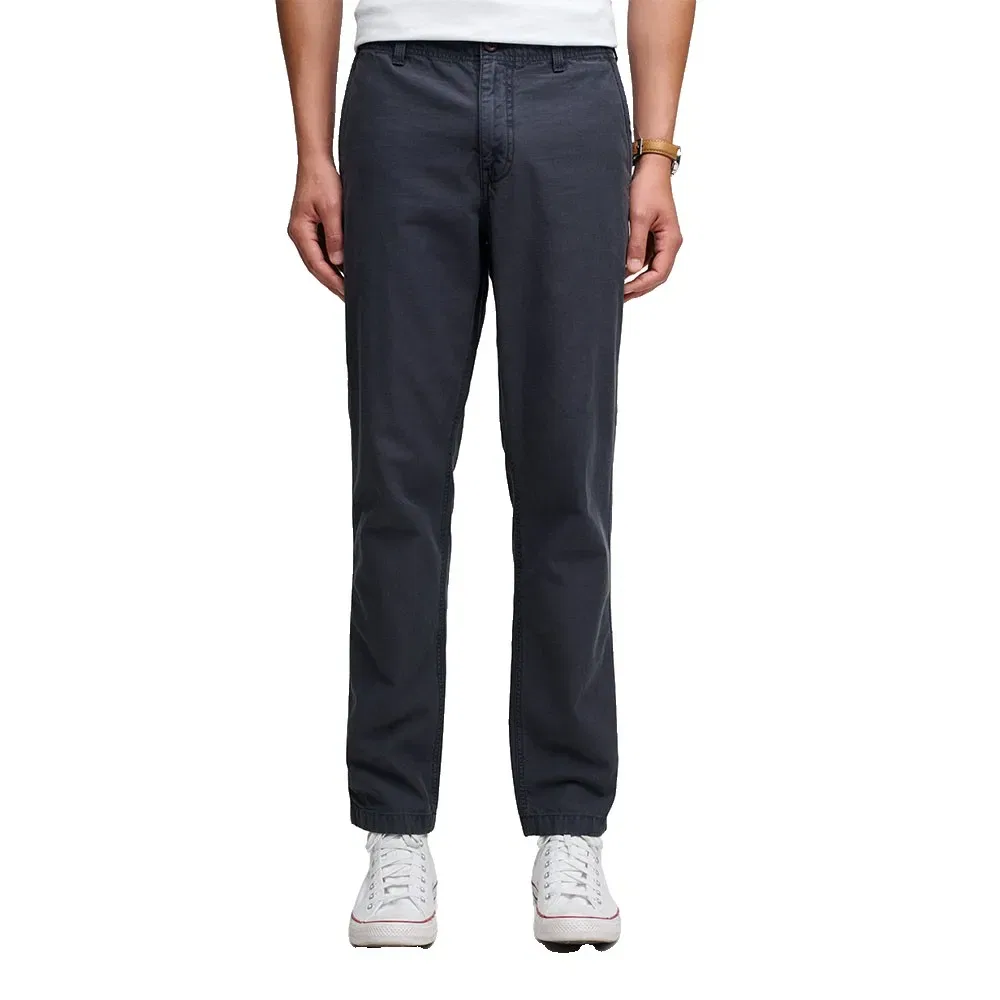 Мужские зауженные чиносы Superdry, Black