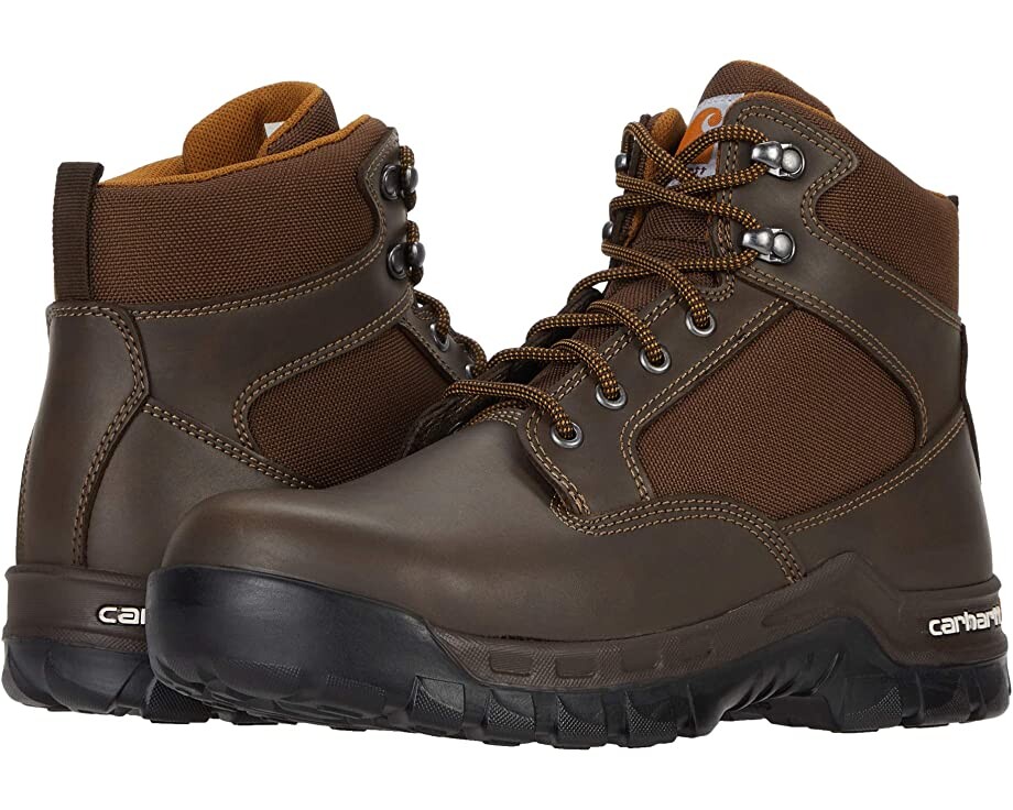 

Ботинки 6" Rugged Flex Steel Toe Carhartt, коричневый