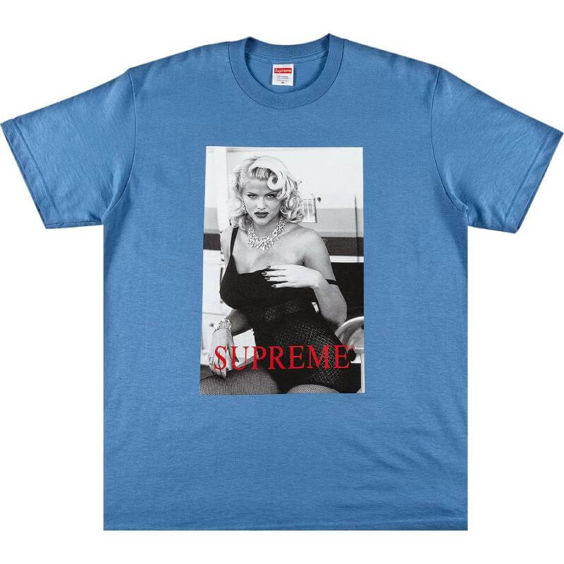 

Футболка Supreme Anna Nicole Smith, синий