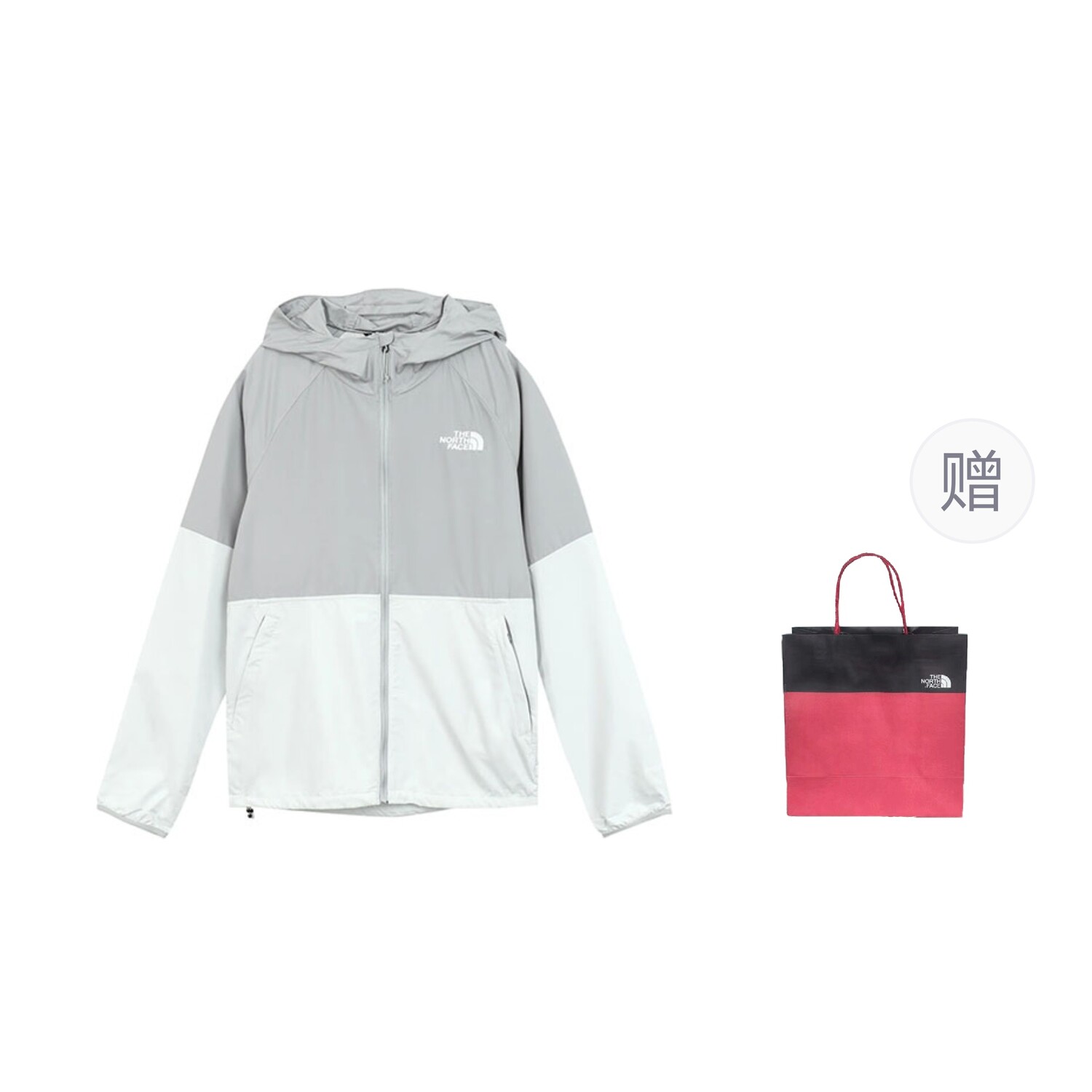 

Куртка мужская серый + подарочный пакет The North Face