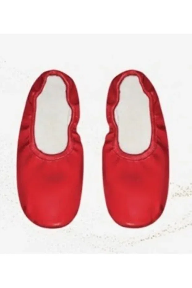 Детские балетки для девочек классические Ycn Tekstil, Red