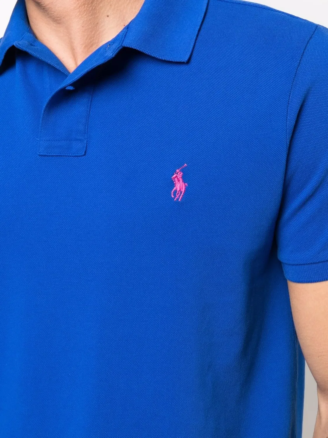 Polo Ralph Lauren Футболка-поло Polo Pony синяя — фото 2