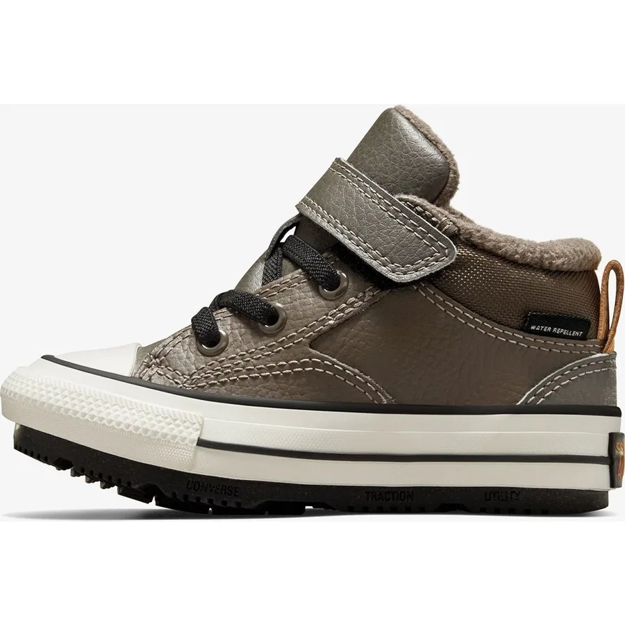 Ботинки детские с дерматином Converse Chuck Taylor All Star Malden Street, Коричневый — фото 4