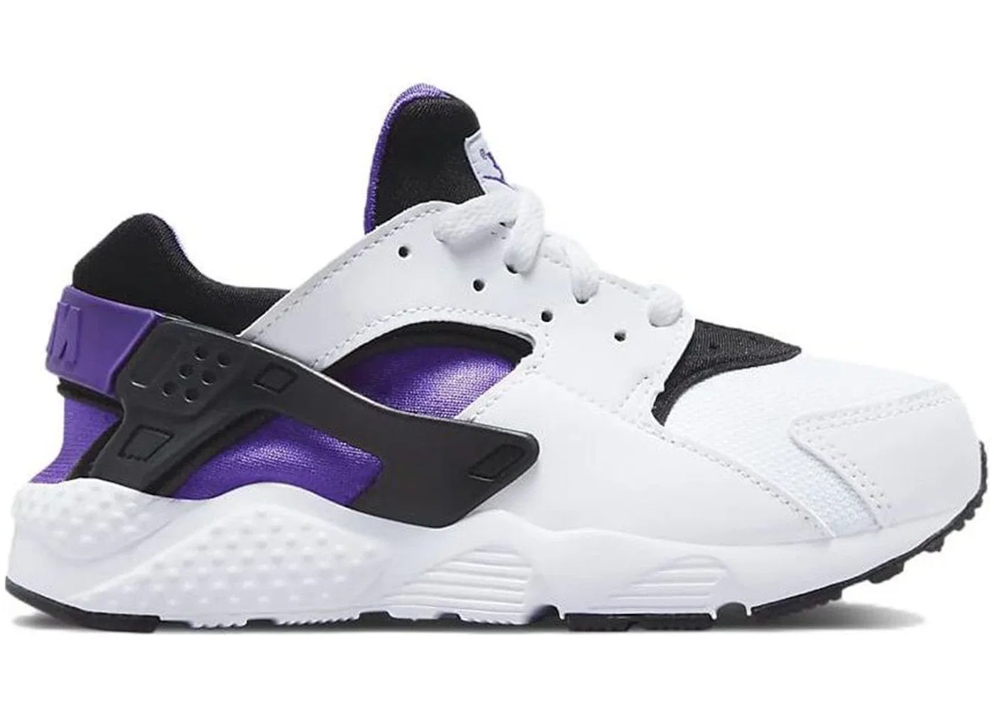 Детские кроссовки Lifestyle Nike Air Huarache, White/Purple Punch/Black