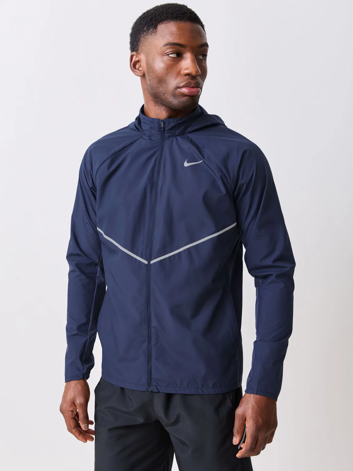 Темно-синяя беговая куртка Nike Midnight Miler UV Repel