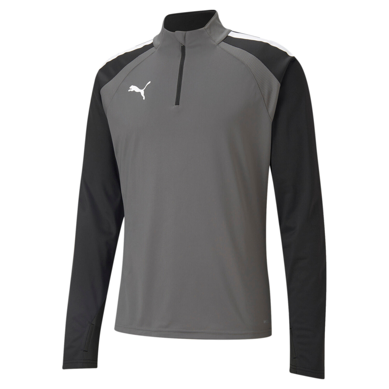 

Толстовка мужская на молнии 1/4 Puma TeamLIGA, серый/белый