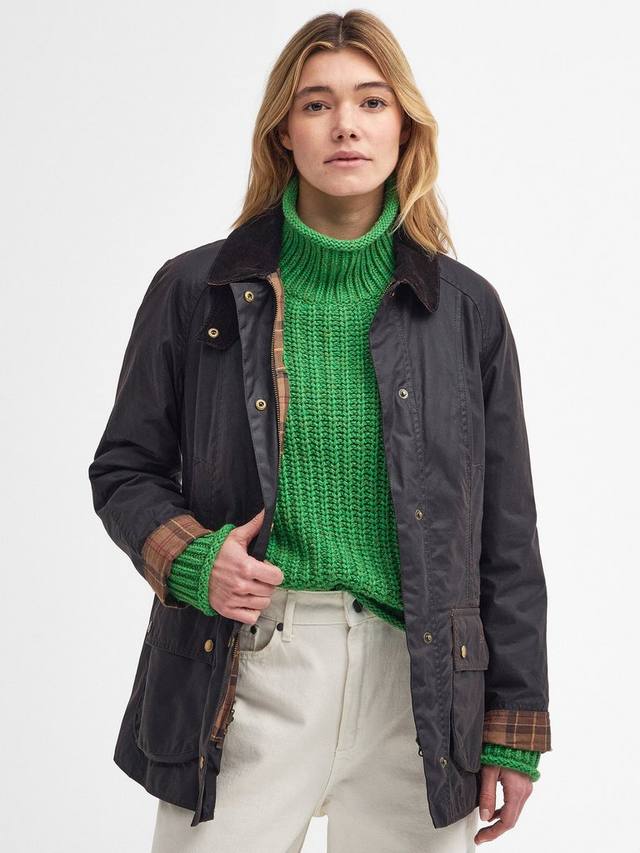 

Вощеная куртка из бисера Barbour, цвет Rustic