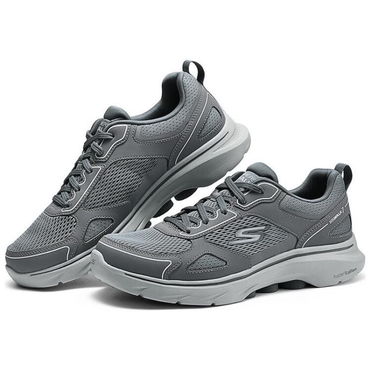 Кроссовки Skechers GO WALK 7 Lifestyle Shoes Men Low-top Gray, серый — фото 3