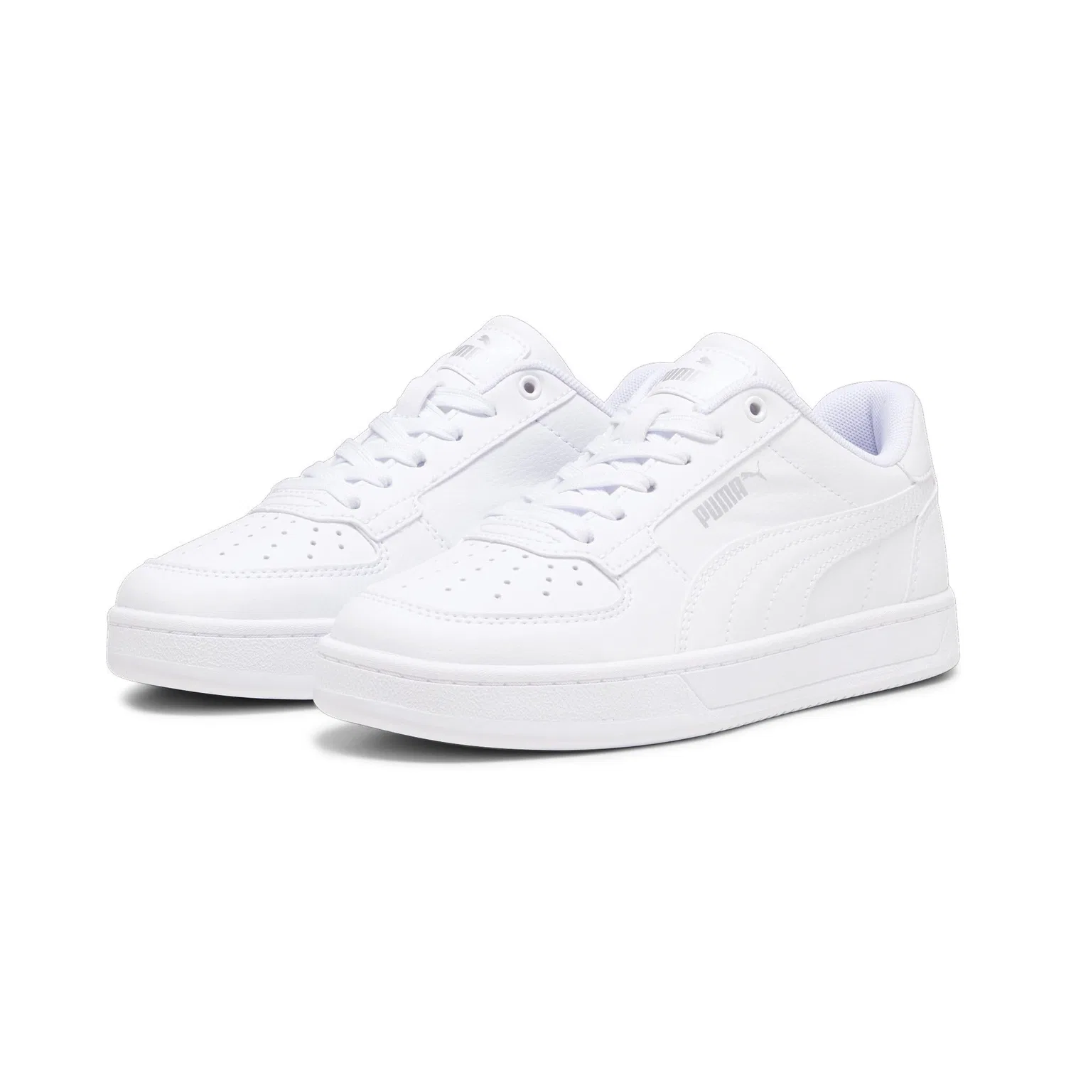Детские кроссовки для мальчиков с шнуровкой Caven Jr PUMA PUMA White PUMA Silver PUMA Black V2 — фото 3