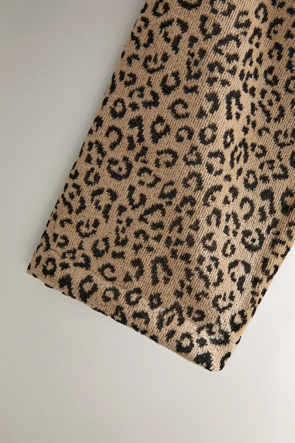 Велюровый халат с животным принтом ZARA, Leopard — фото 2