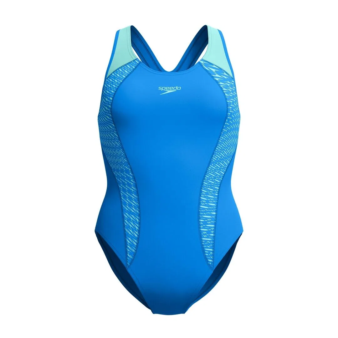 Детский купальник слитный спортивный Plmt Pt Lnbk Speedo, Blau — фото 3
