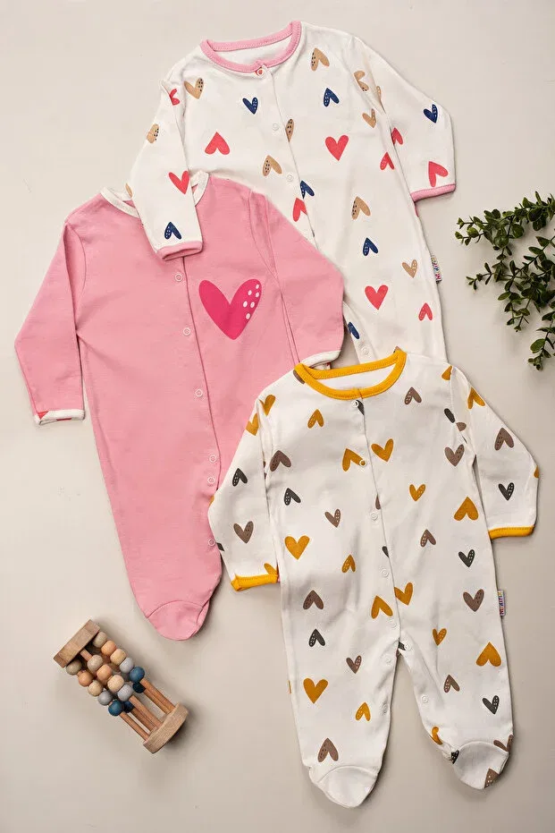 Детский комбинезон для девочек с длинным рукавом Defne Lina Baby, Multicolored