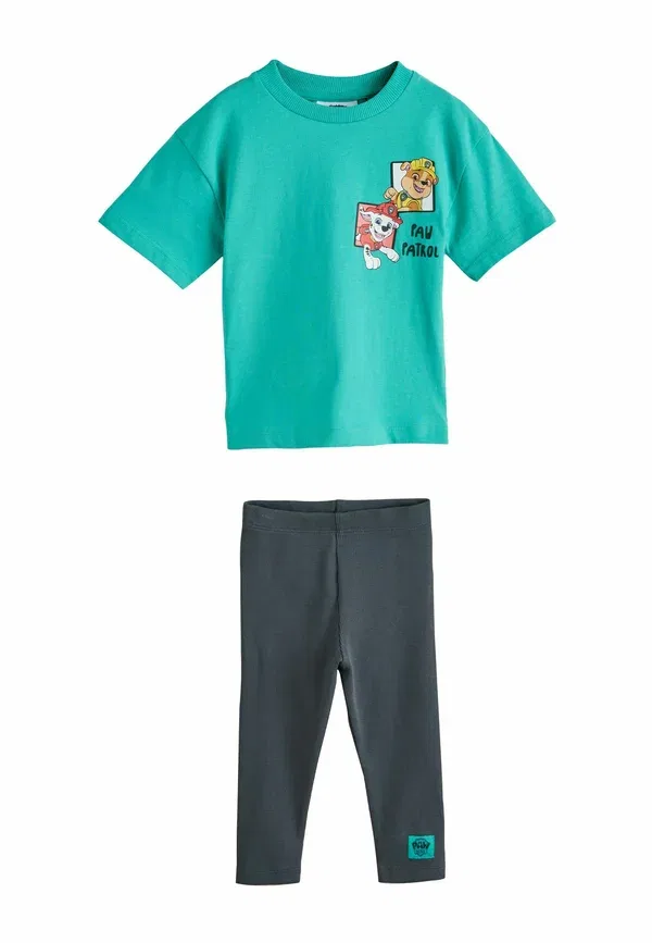 Комплект из футболки и брюк с принтом Paw Patrol, Next, Teal blue, синий