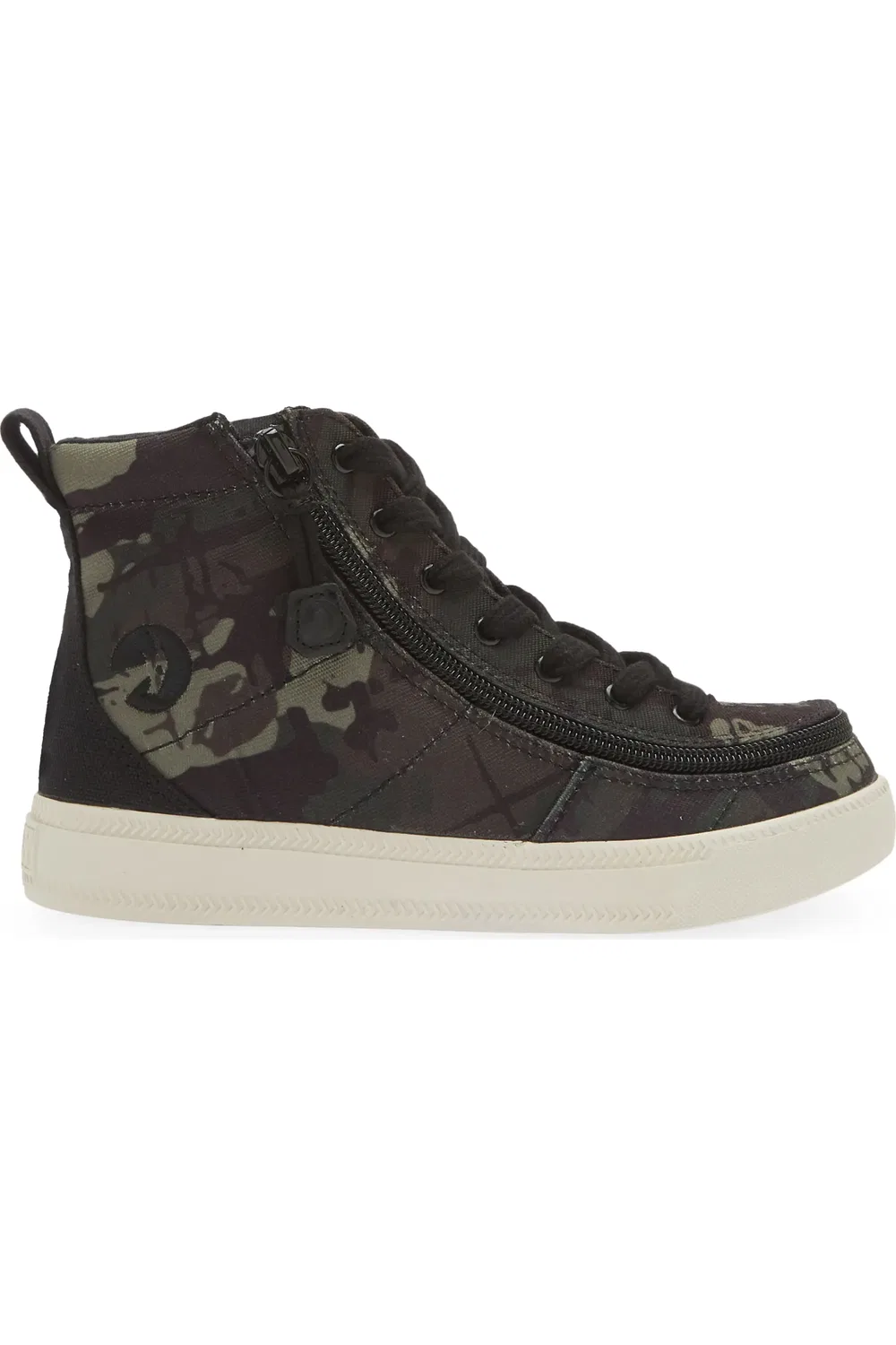 Кеды детские высокие с застежкой-молнией Classic High Top BILLY Footwear, Camo/White — фото 3