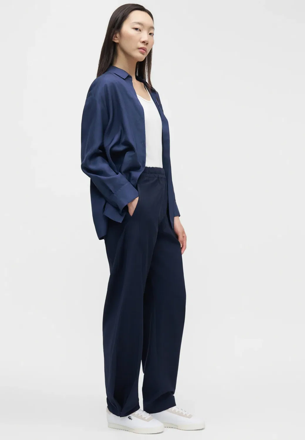 Брюки Lacoste, Dark Navy Blue — фото 4