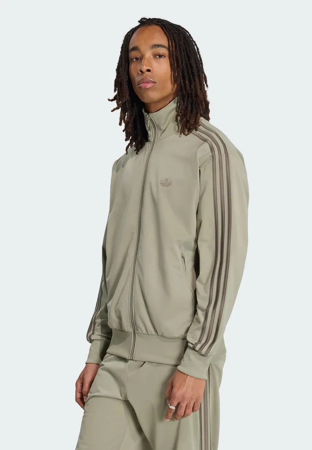 Firebird tt - тренировочная куртка Adidas Originals, Silver Pebble