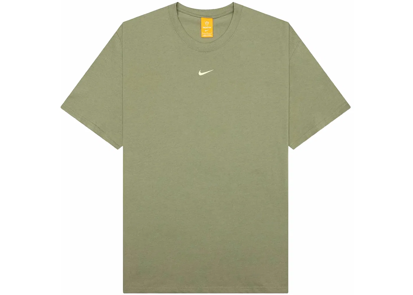 Мужская футболка с принтом Nike x NOCTA NRG Big Body CS Tee Oil Green/Light Liquid Lime — фото 2