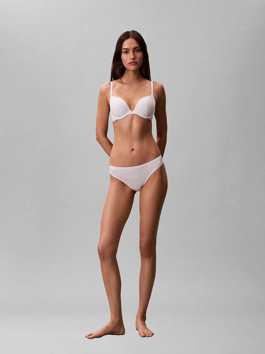 Трусики Calvin Klein Perfectly Fit белого цвета — фото 4