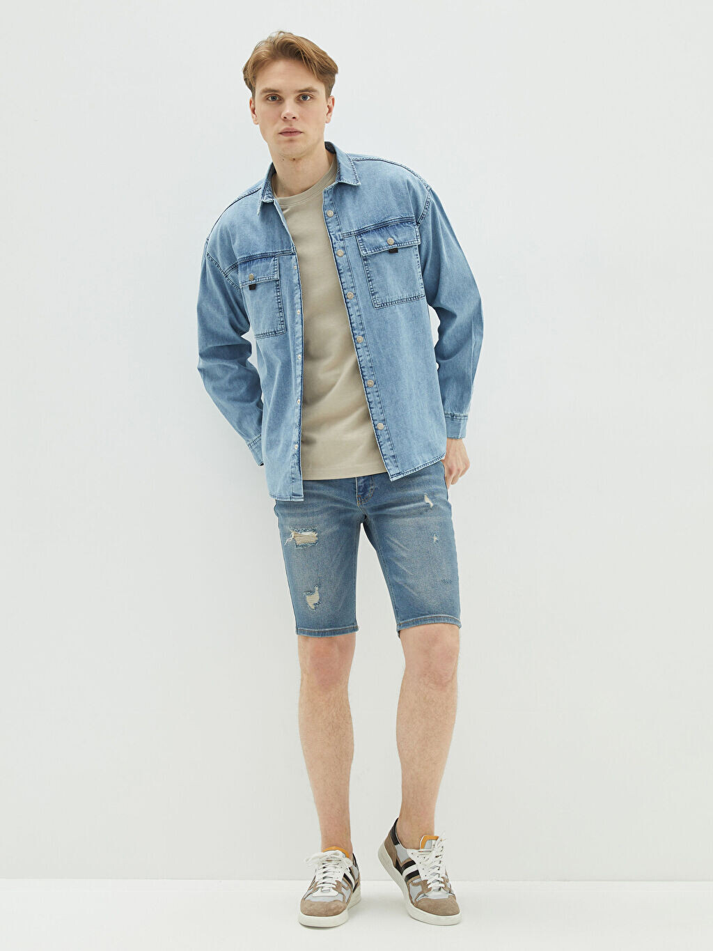 

Мужские джинсовые шорты скинни LCW Jeans