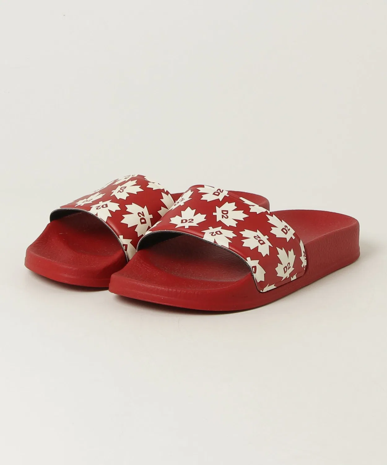 Детские сандалии без пятки с брендовым логотипом DSQUARED2, Red