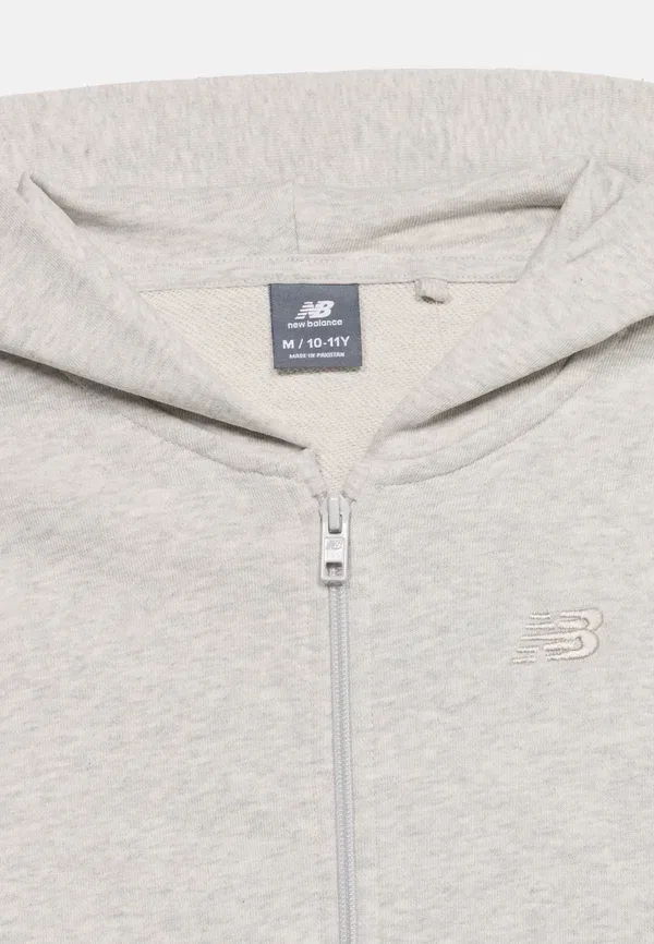 Худи с капюшоном на молнии, 100% хлопок, Small Logo Full Zip Hoodie Unisex, New Balance, navy — фото 3