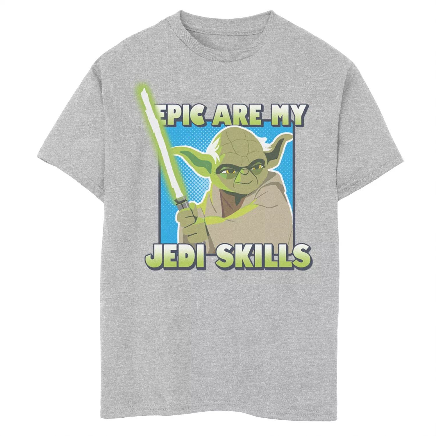 

Мужская футболка Star Wars Galaxy Of Adventures Yoda Epic Skills B1 Licensed Character