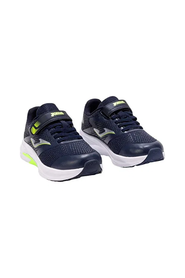 Детские кроссовки для девочек с принтом Speed JR 2533 JSPEES2533V Joma, Navy Blue - Yellow — фото 3