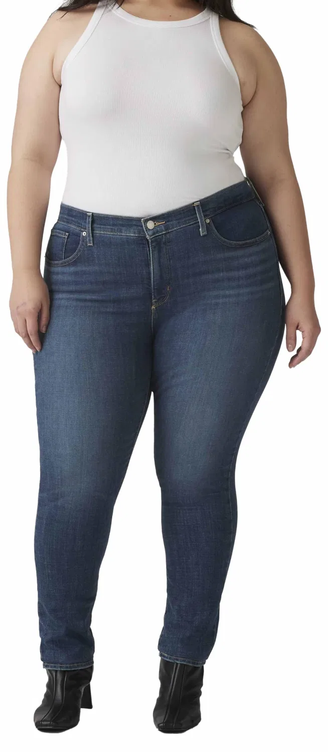 Женские джинсы скинни с утяжкой 311 Levi's, Lapis Maui Views Plus Splash — фото 3