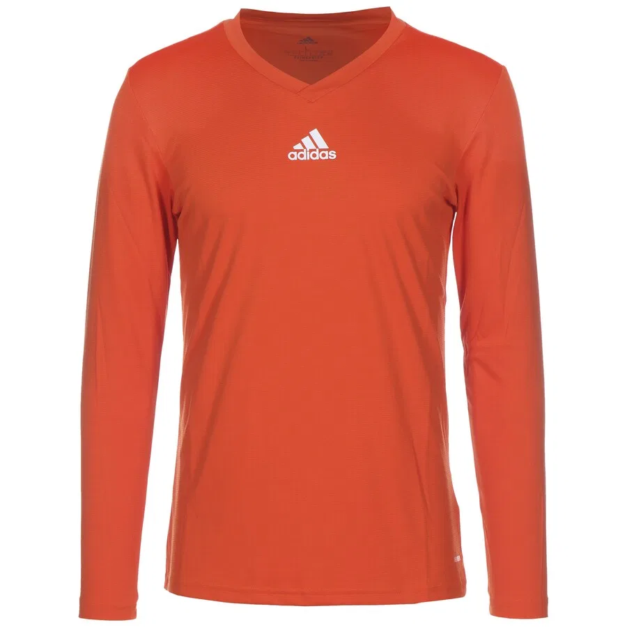 Футболка ADIDAS PERFORMANCE Performance Shirt 'Team Base' темно-оранжевого цвета