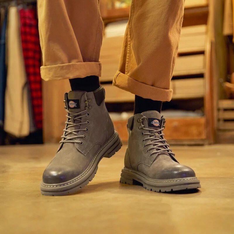 Мужские ботинки Dickies Outdoor высокие, цвет кофе — фото 4