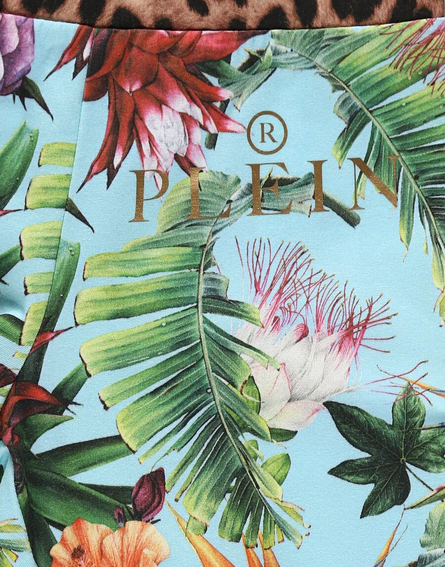 Леггинсы Philipp Plein Slim fit, мультиколор — фото 3