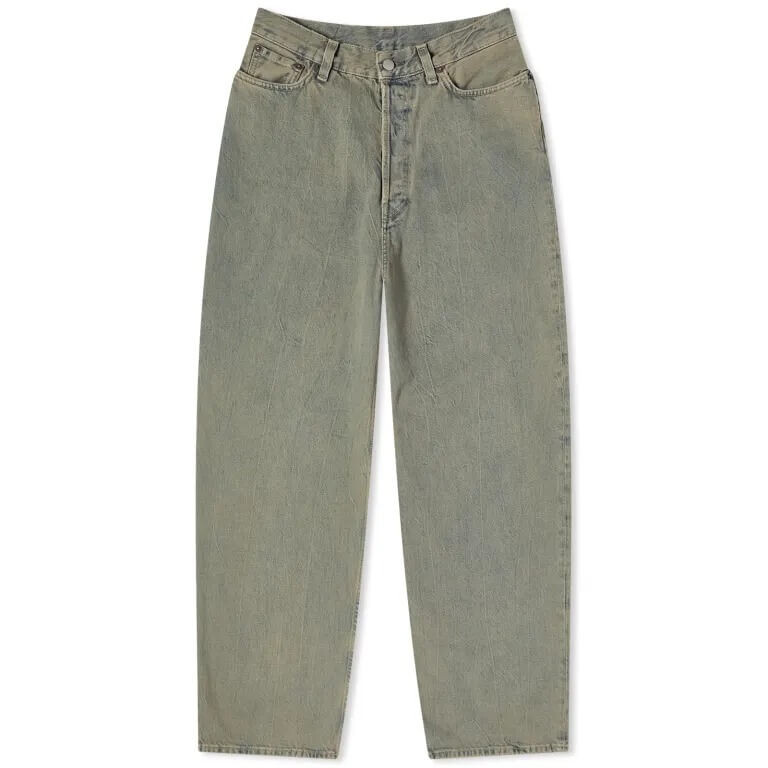 

Джинсы Acne Studios 2023f Delta Wide Leg, синий/бежевый