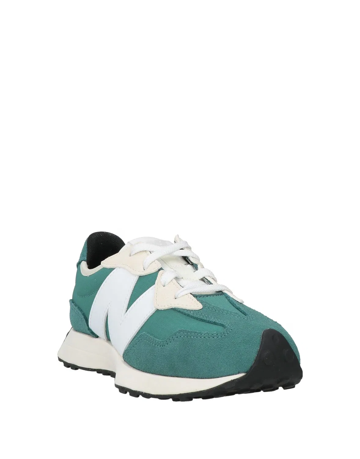 Детские кроссовки для мальчиков на шнуровке 327 New Balance, темно-зеленый — фото 2