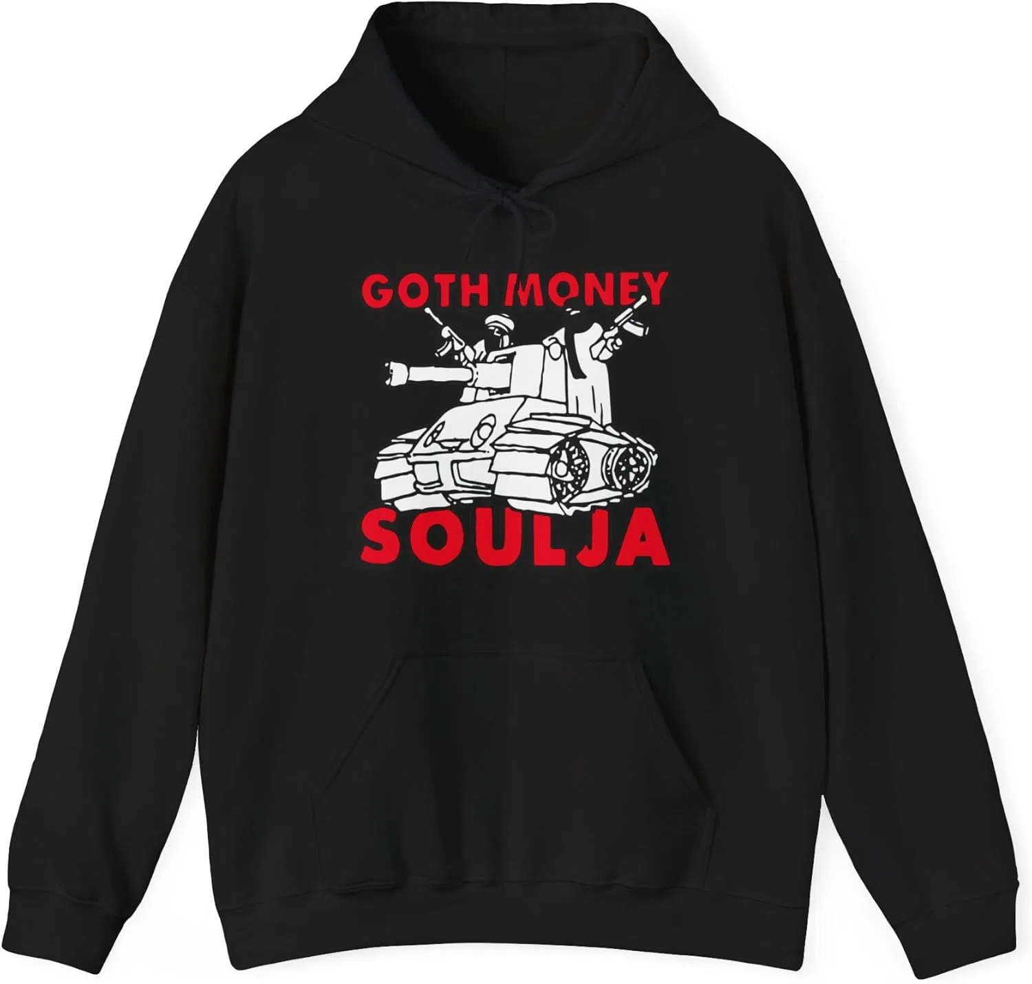 GENERIC Goth Money Records - Худи Soulja Tank - Мерч Goth Money Wear, черный