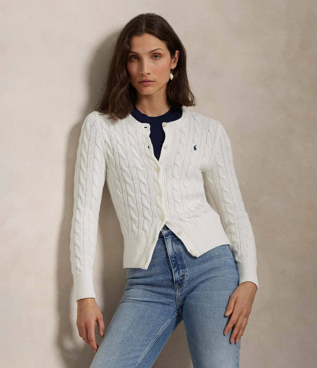 Кардиган Polo Ralph Lauren, Bianco