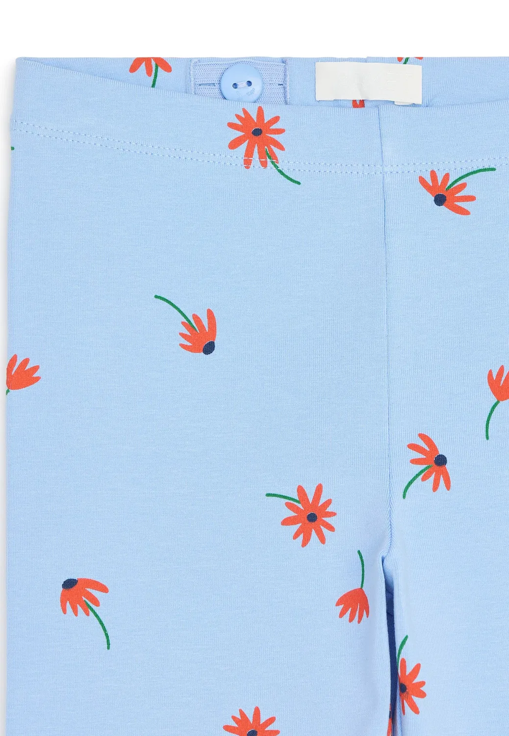 Леггинсы из трикотажа с принтом - леггинсы - брюки Arket, Light Blue — фото 3